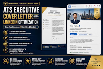 write ats executive cover letter and optimize linkedin job success