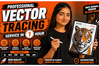 vectorize logo, vector tracing, redraw, convert image or graphic to vector
