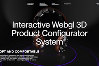 build 3d configurator interactive website threejs web app webgl verge3d