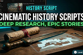 write a cinematic history documentary youtube script
