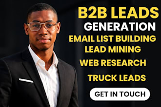 provide verified leads, lead generation, lead sourcing, lead mining qualified