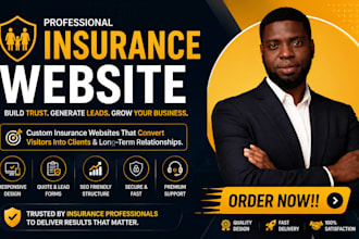 build insurance website life insurance health insurance website