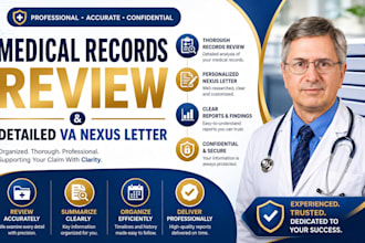 review medical record document and summary report