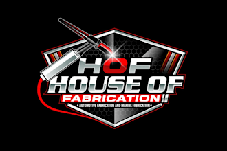 design creative modern beautiful fabrication logo for your business