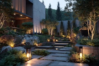 design a landscape lighting