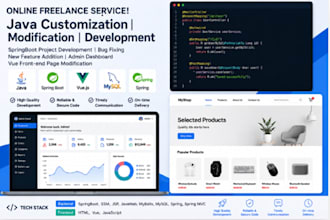 fix java spring boot bugs and develop restful apis