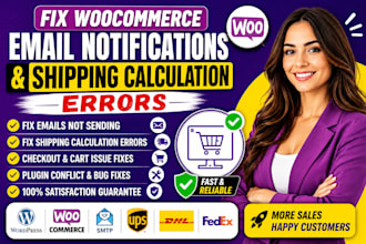 fix woocommerce email notifications and shipping calculation errors