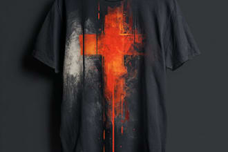 do a christian urban and church t shirt design