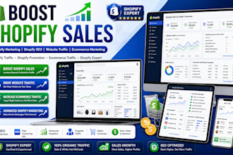 boost shopify sales shopfiy marketing shopify traffic SEO ecommerce marketing