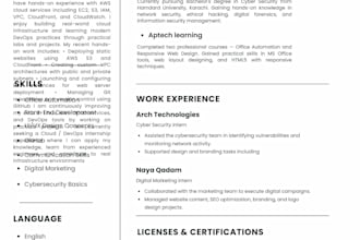 write ats friendly professional resume and CV