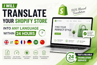 translate your shopify store language