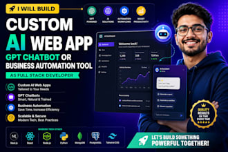 build ai automation workflows, ai agents and custom business web apps