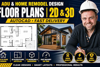 do adu design, floor plans, remodel, garage, deck, shed and mep autocad drawings
