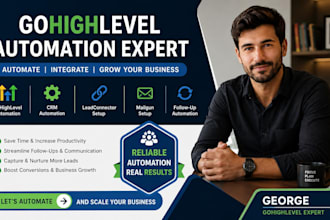 set up gohighlevel CRM automation, workflows and leadconnector