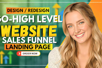 build gohighlevel sales funnel, ghl landing page, fix, audit n8n automation