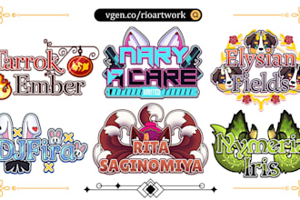 design a vtuber logo or streamer