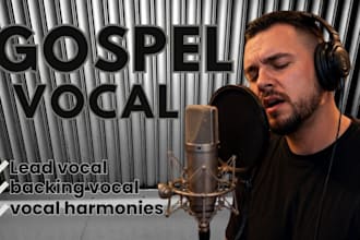 record powerful gospel lead and backing vocals with rich harmonies