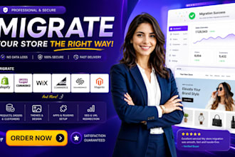 migrate website wordpress too shopify without data loss crm klaviyo migration ai