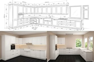 create professional millwork, cabinetry and joinery cad shop drawings