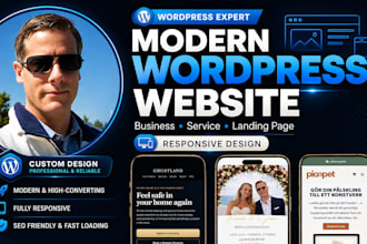 design a modern wordpress website