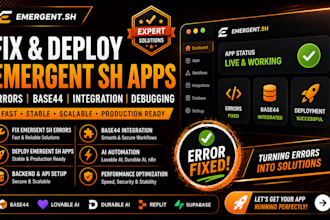 fix emergent sh error base44 integration emergent sh app