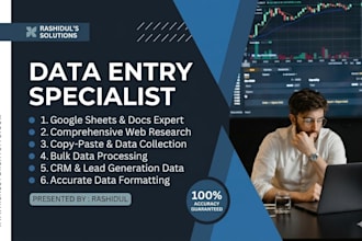be virtual assistant and data entry specialist