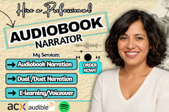 be your dual female voice over for romance, drama novel, acx audiobook narrator