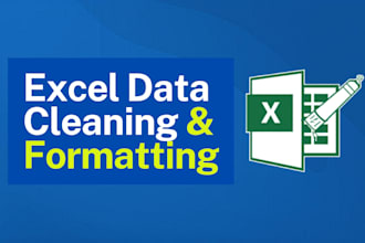 clean, format, and organize your messy excel file