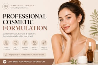 chemist expert for skincare lotion cream, moisture formulation cosmetic chemist
