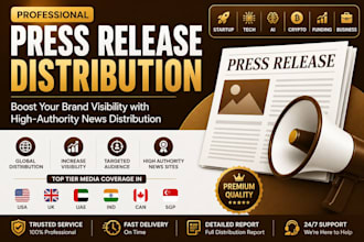 do professional startup tech PR distribution on USA UK uae news sites