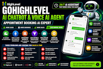 setup gohighlevel ai chatbot, gohighlevel voice ai agent, appointment booking ai