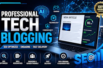 write  SEO tech blog articles for websites and businesses