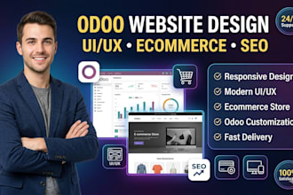 develop modern odoo website UI UX and ecommerce store