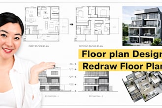 floor plan design redraw floor plan revit architectural floor plan PDF to cad