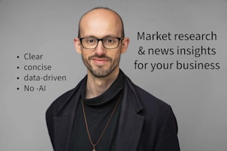 write deep dive market research, news and analysis