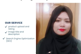 provide shopify product upload and listing service