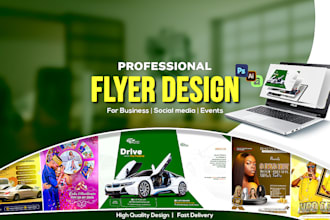 design modern and eye catching flyers