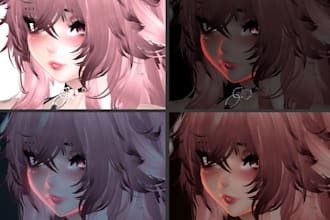 edit or create vrchat avatar, vrc avatar 3d character model, 3d vtuber