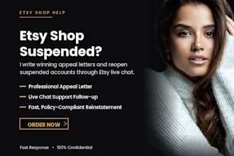reinstate etsy suspension with appeal letter for etsy reopen and reinstatement