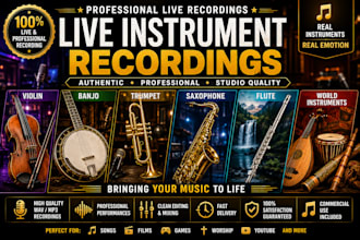 record violin banjo trumpet saxophone flute reggae folk lyric music gospel jazz