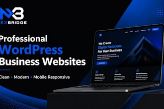build a professional wordpress business website