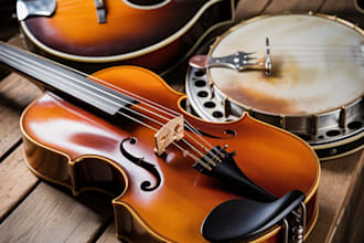 play and record fiddle, mandolin, and banjo for your music