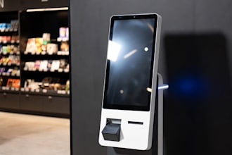do a professional self service kiosk product design, interactive kiosk 3d design