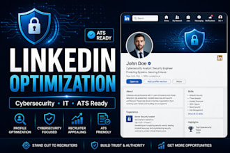 optimize linkedin profile for cybersecurity, IT and tech professionals
