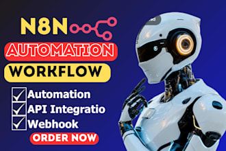 build n8n  ai agent automation, crm workflow, ai voice agent