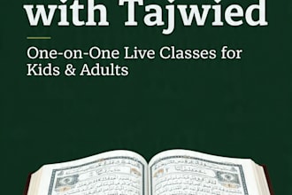 teach quran with tajweed for kids and adults on zoom