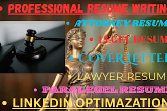 craft a legal resume, lawyer resume, attorney resume