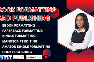 book formatting kindle ebook formatting paperback formatting