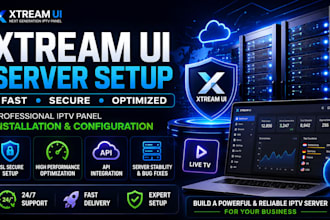 setup best xtream ui server
