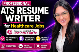 write professional ats resume for healthcare jobs